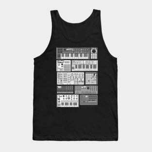 Synthesizers and Electronic Music Instruments Tank Top